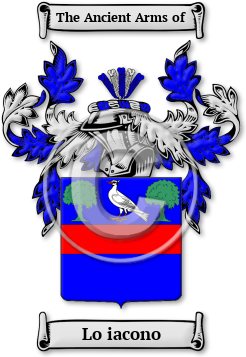 Lo iacono Family Crest Download (jpg) Legacy Series - 150 DPI